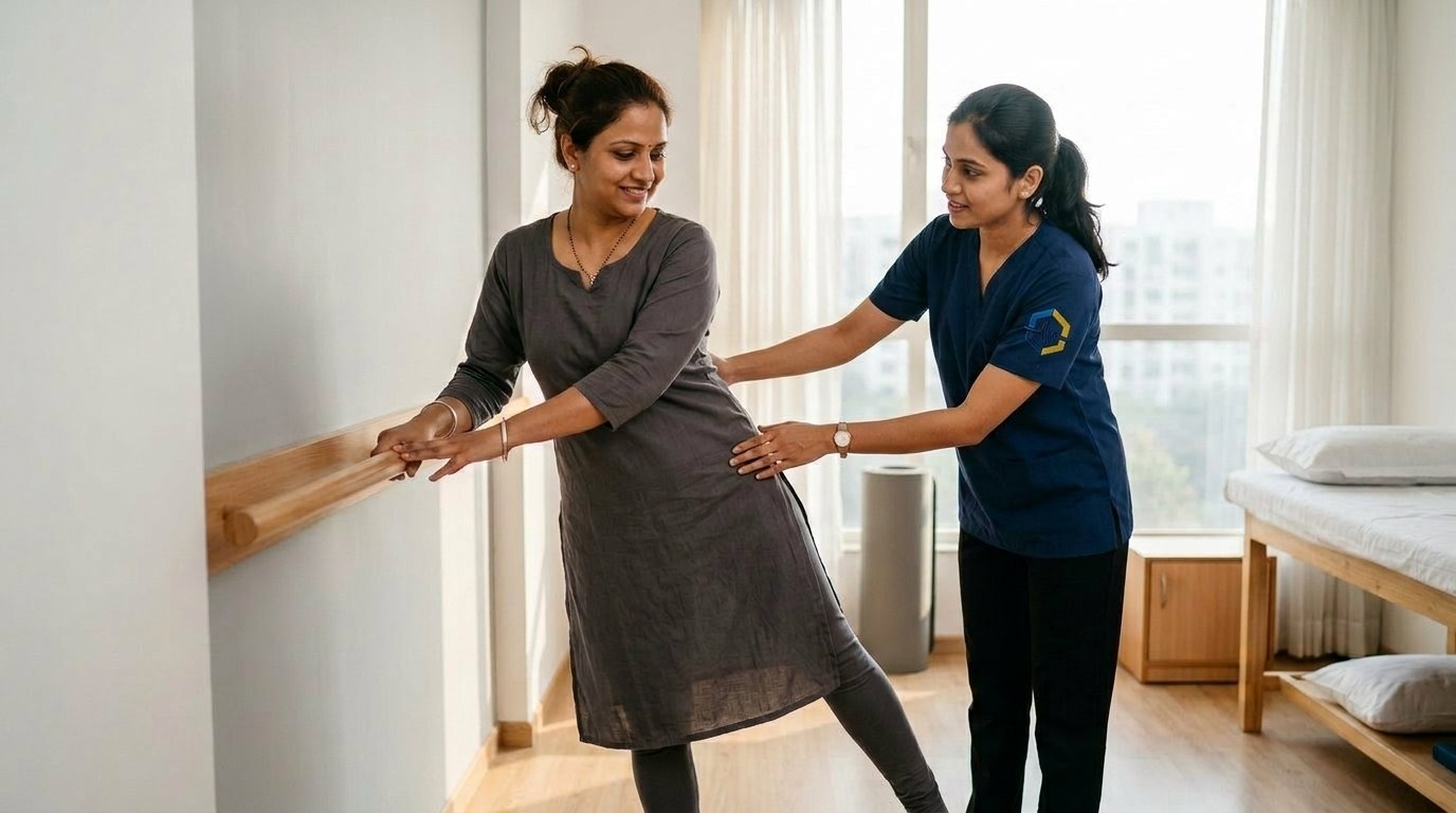 Post-cesarean recovery